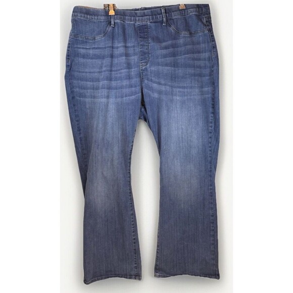 Judy Blue Flare Jeans Women’s 24W Pull On High Waist Bootcut‎ Stretch Comfort - Picture 1 of 12